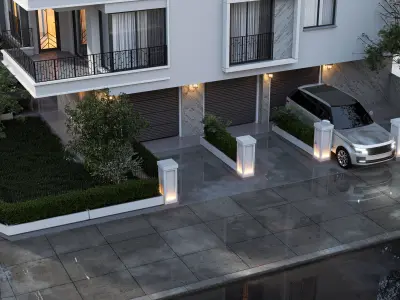 with modern design Apartment project 3D model