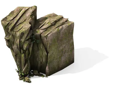 Explore the mountains - Mountain Rock 012 3D model