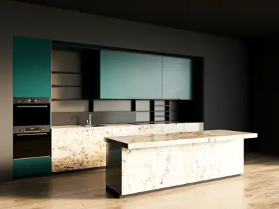36-Kitchen12 matte 3 3D model