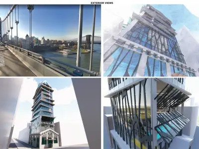 Hostel design 3D model