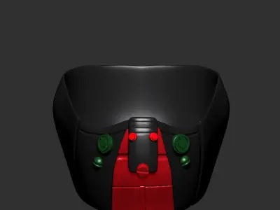 gas mask helmet scifi high poly sculpt 3D model ver 6 3D model 3D model