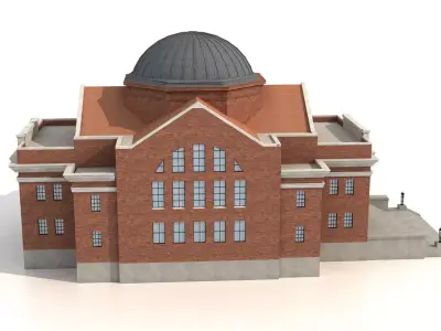 Tsinghua University Great Hall 3D model