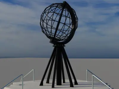 Nordkapp Globe 3D model