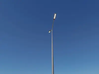 Street Light 11 version 12 6m with pole 4 Low-poly 3D model