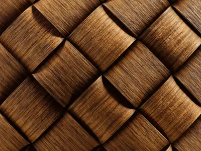 Bamboo Weave 03 - Seamless Texture