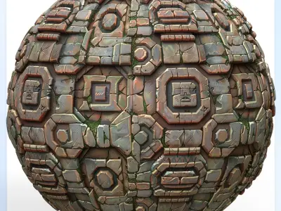Stylized Wall Seamless Texture Texture
