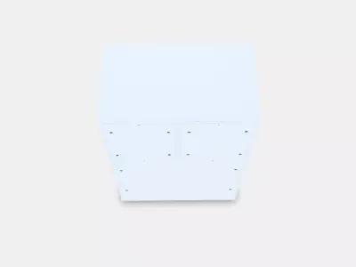 NORDLI Chest of drawers with 5 drawers Low-poly 3D model