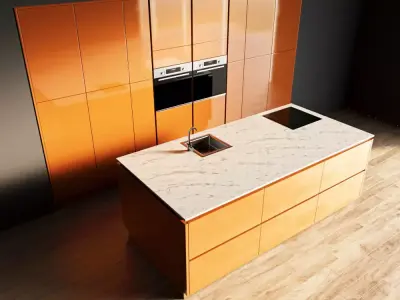 23-Kitchen11 glossy 2 3D model
