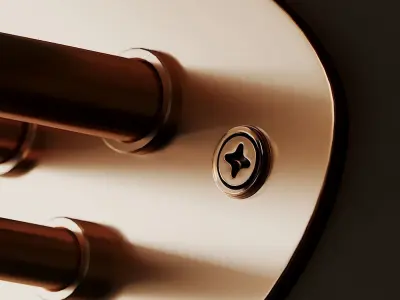 Pair of Large Wall Lamp by Erik Gunnar Asplund 3D model