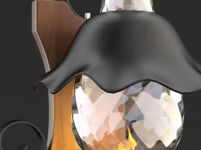 Kerosene Lamp 3D model