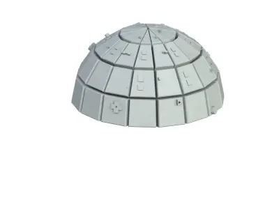 Sci Fi Object No 3836 Low Poly Low-poly 3D model