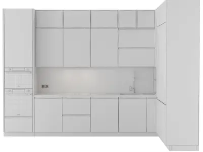Kitchen 08 3D model