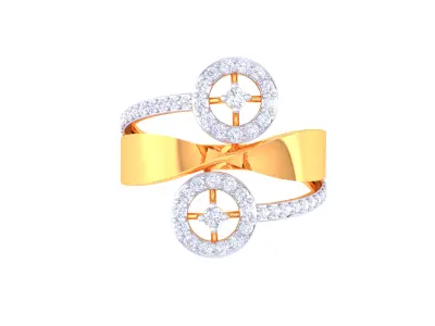 Women Ring MTL 3dm STL OBJ FBX Details 3D print model 19