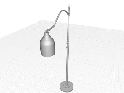 Laurent Task Floor Light Lamp 3D model