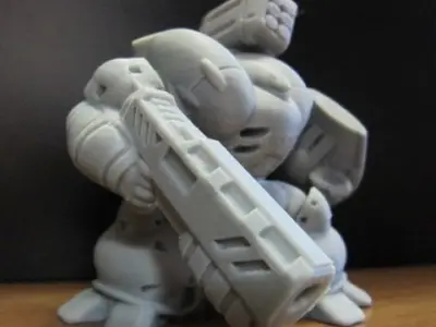 CHIBI-TECH SD - RAMPAGE ARM        3D print model