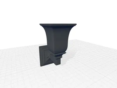Belmore 1 - Light Dimmable Armed Sconce 3D model