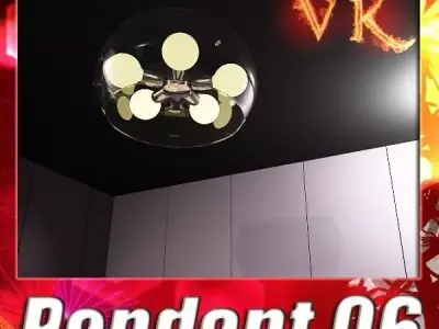 Modern Pendant Lamp 3D model