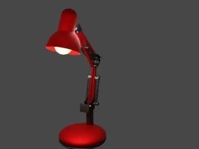 red lamp 3D model purchase