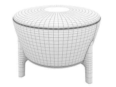 Pilotis Pouf 3D model