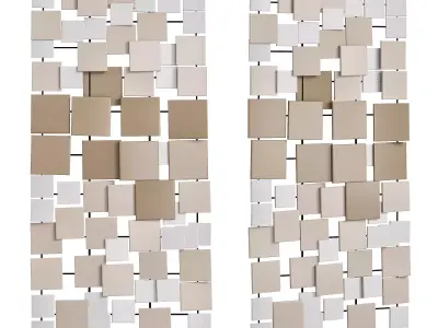 Contemporary Geometric Wall Decor 3D model