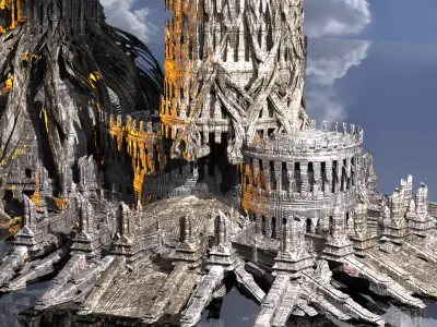 Elden Kingdoms Mordred Tower collection 1 3D model