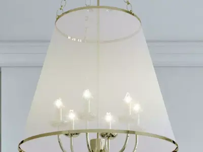 lighting person pendant light Low-poly 3D model