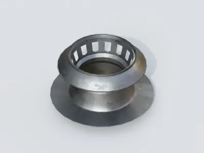 Roof Vent 09 Low-poly 3D model