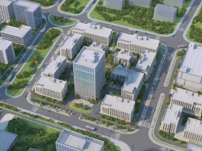 Architectural animation shots 3D model 3D model 3D model