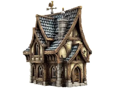 The Cottage - Hamlet of Misty Hollow 3D print model