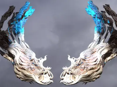 Void Wraith wings 3D model