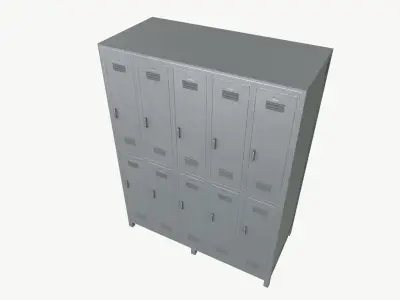Industrial Locker 3D model