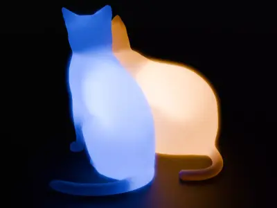 Indirect lighting for marking cats 3D model