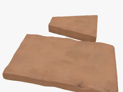 Concrete cartoon 3D model