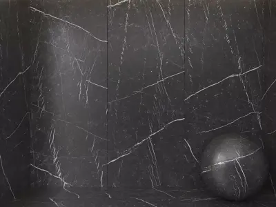 Nero marquina marble 3D model