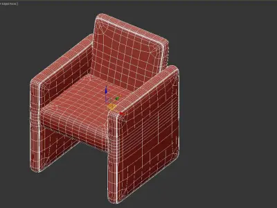Kelsie Dining Chair 3D model