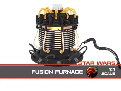 Fusion Furnace - Live size prop V2 3D print model
