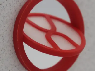 Functional Round window style 2 multi-color  3D print model