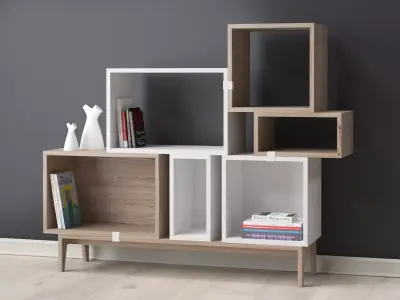 Stacked On Podium Storage System Free 3D model