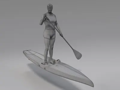  Female Sup Racer Animated HQ Standard License 