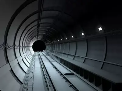 Tunnel subway 3D model