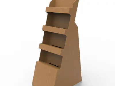 Point of Sale Cardboard Display Stand Texture