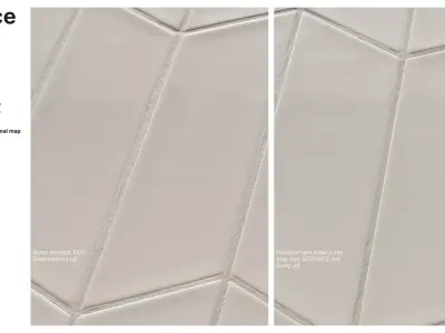 Chevron Tile in Vertical Layout Texture