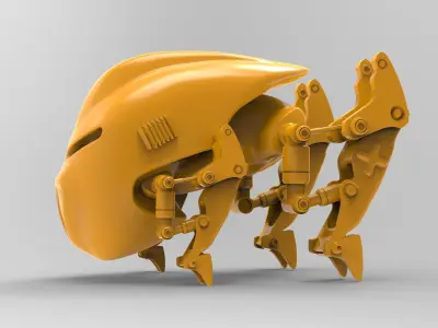 Locust Robothelmets Series Sci Fi  3D print model
