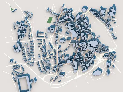 Armagh City in Northern Ireland  3D model