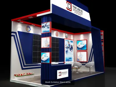 Booth Exhibition Stand  G7 3D Model Pack