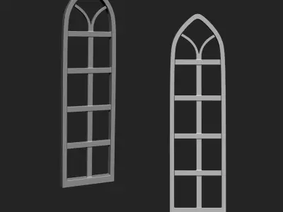 Wooden Window IMM Brush Pack 10 in One Vol 2 3D model