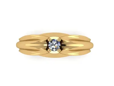 wedding engagement women ring 3dm 3D print model buy