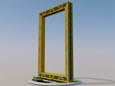 Dubai Frame - UAE 3D model