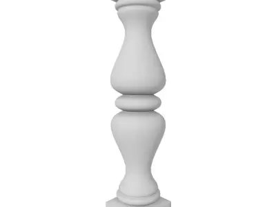 Baluster column 3D model