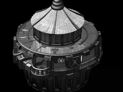 Crystal Palace - Small Building 3D model
